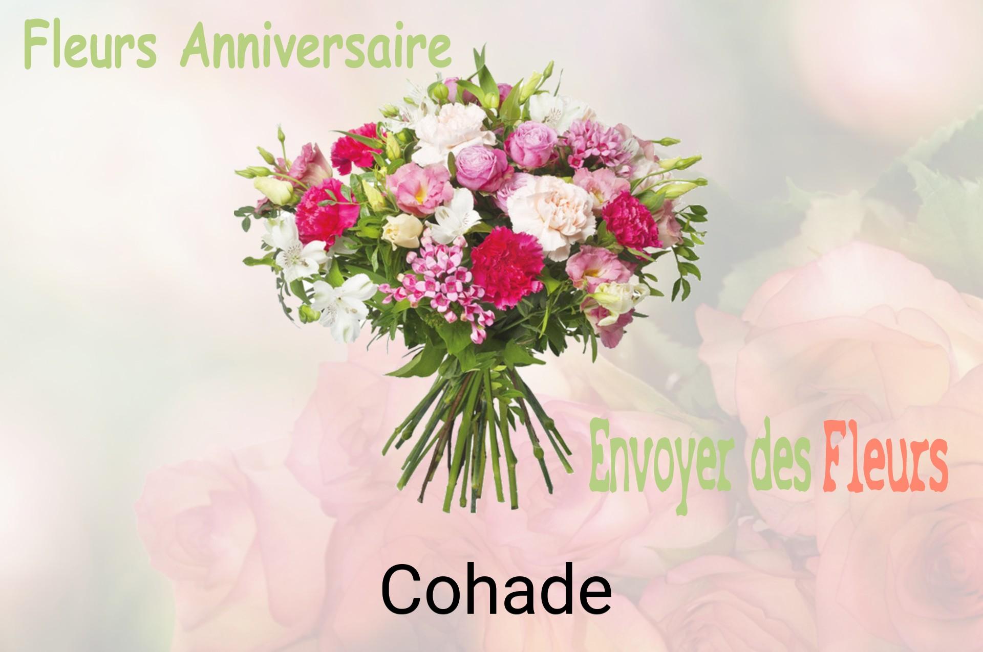Bouquet de fleurs d’anniversaire livré à Cohade